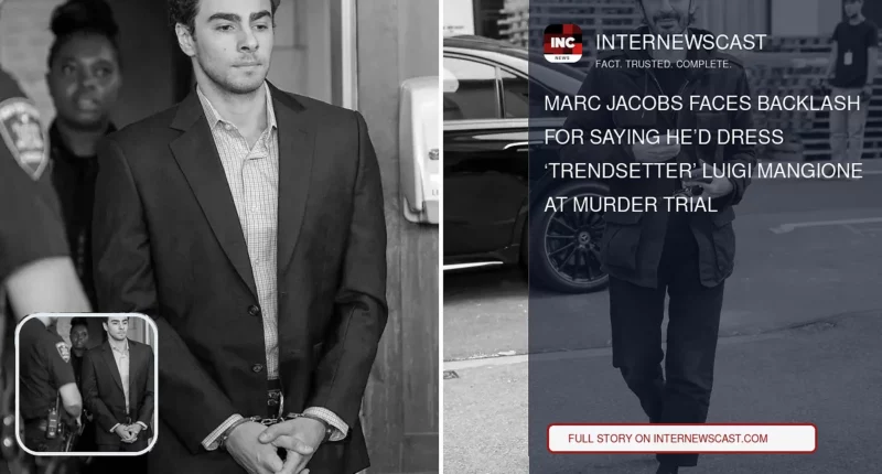 Marc Jacobs Faces Backlash for Saying He’d Dress ‘Trendsetter’ Luigi Mangione at Murder Trial - Internewscast Journal