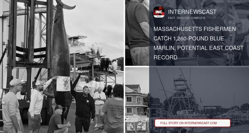 Massachusetts Fishermen Catch 1,260-Pound Blue Marlin, Potential East Coast Record - Internewscast Journal