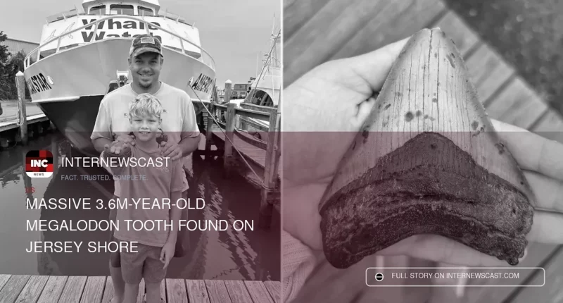 Massive 3.6M-Year-Old Megalodon Tooth Found on Jersey Shore - Internewscast Journal
