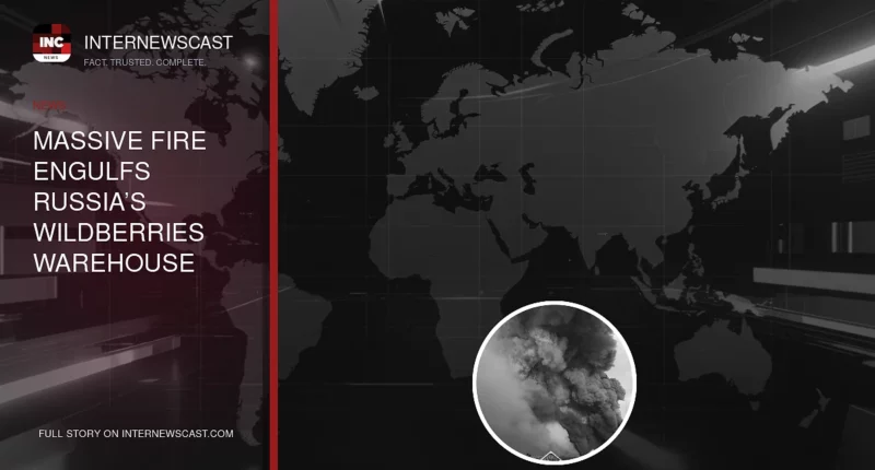 Massive Fire Engulfs Russia’s Wildberries Warehouse After Ukrainian Strike - Internewscast Journal
