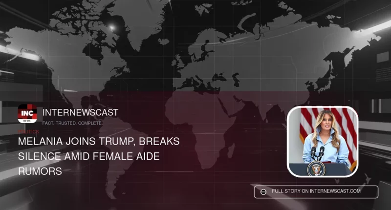 Melania Joins Trump, Breaks Silence Amid Female Aide Rumors - Internewscast Journal