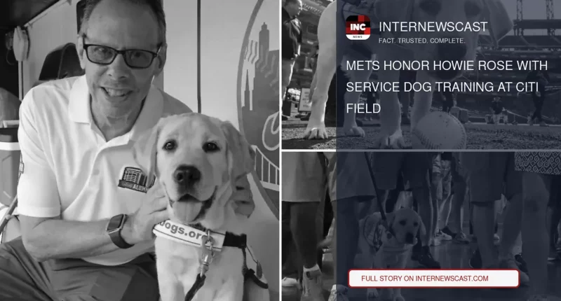 Mets Honor Howie Rose With Service Dog Training at Citi Field - Internewscast Journal