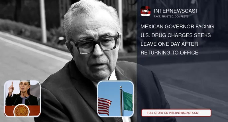 Mexican Governor Facing U.S. Drug Charges Seeks Leave One Day After Returning to Office - Internewscast Journal