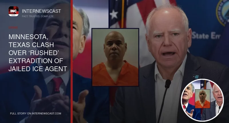 Minnesota, Texas Clash Over ‘Rushed’ Extradition of Jailed ICE Agent Accused in Minneapolis Shooting - Internewscast Journal