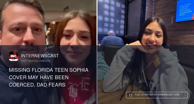 Missing Florida Teen Sophia Cover May Have Been Coerced, Dad Fears - Internewscast Journal