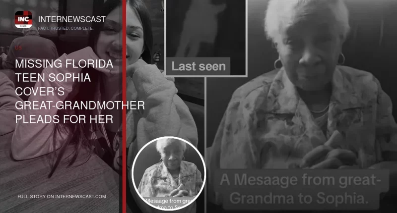 Missing Florida Teen Sophia Cover’s Great-Grandmother Pleads for Her Safe Return - Internewscast Journal