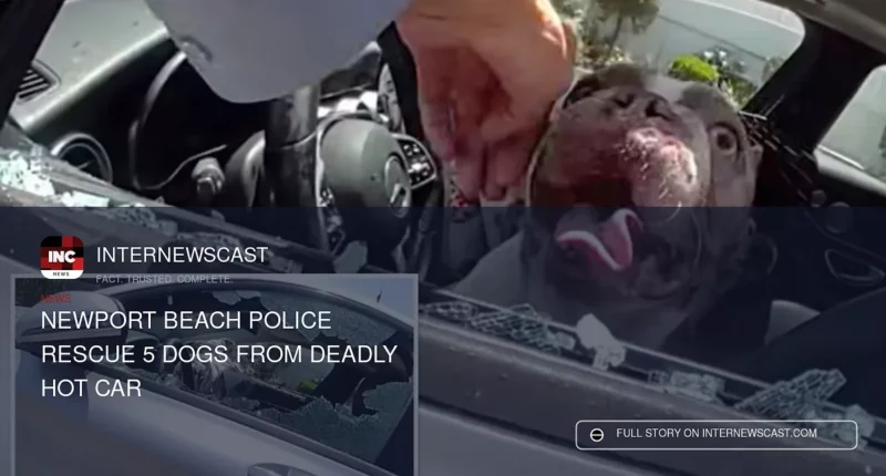 Newport Beach Police Rescue 5 Dogs From Deadly Hot Car - Internewscast Journal