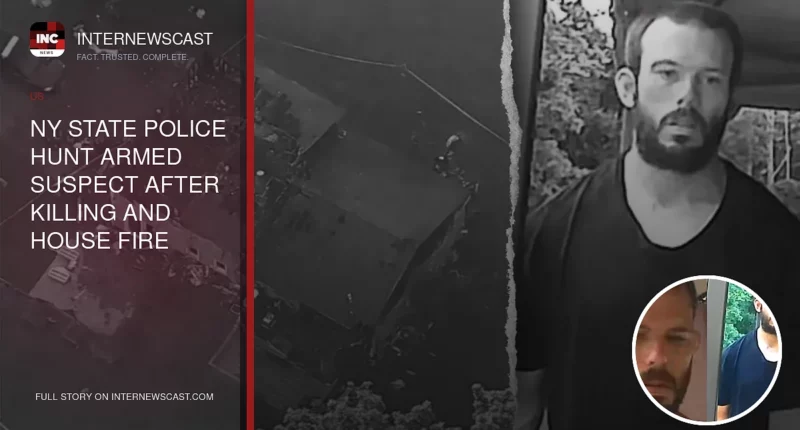 NY State Police Hunt Armed Suspect After Killing and House Fire - Internewscast Journal