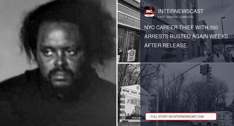 NYC Career Thief With 150 Arrests Busted Again Weeks After Release - Internewscast Journal