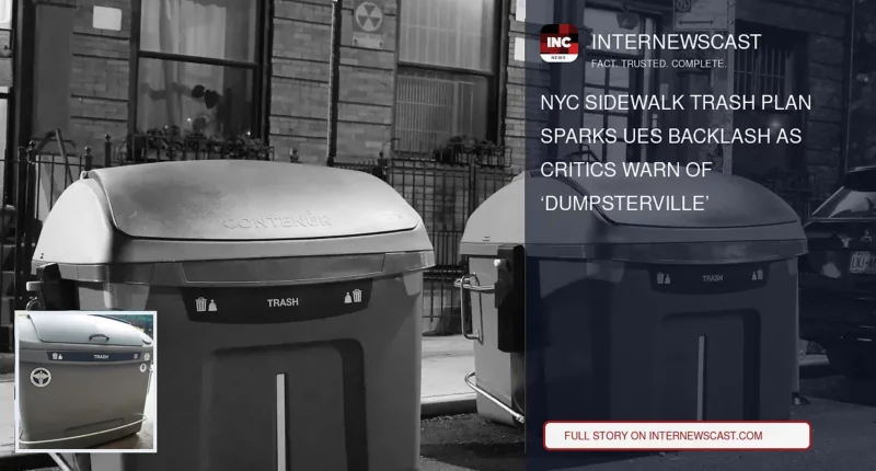NYC Sidewalk Trash Plan Sparks UES Backlash as Critics Warn of ‘Dumpsterville’ - Internewscast Journal