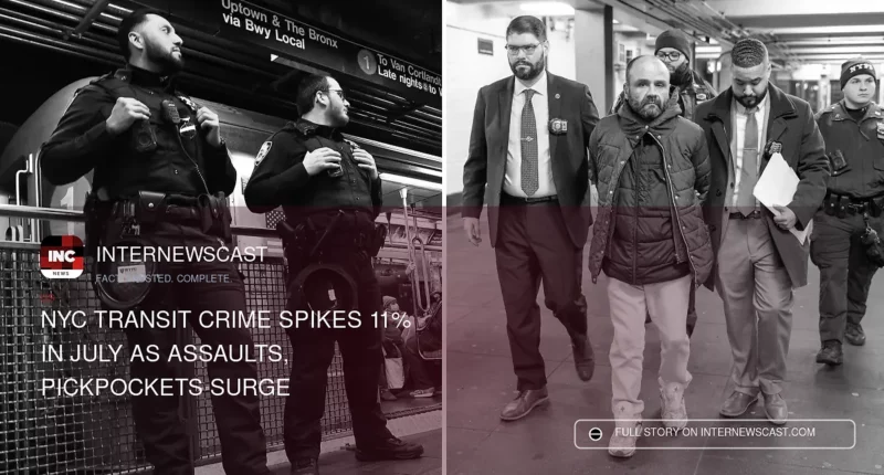 NYC Transit Crime Spikes 11% in July as Assaults, Pickpockets Surge - Internewscast Journal