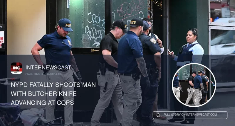 NYPD Fatally Shoots Man With Butcher Knife Advancing at Cops - Internewscast Journal