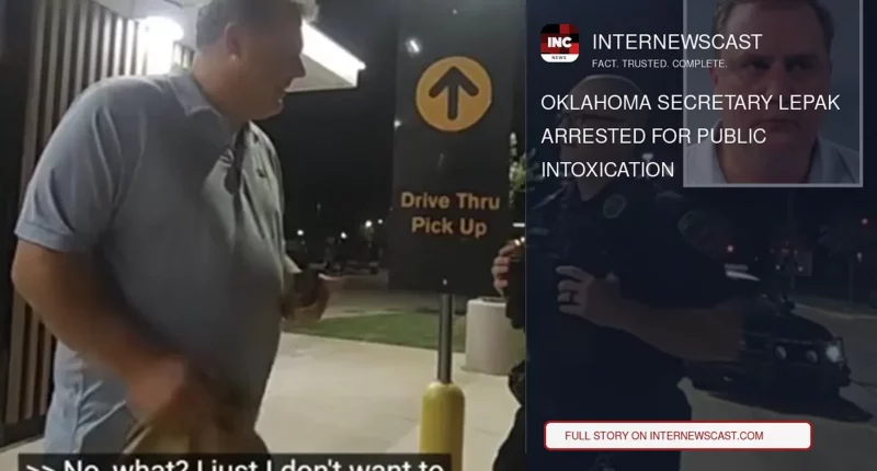 Oklahoma Secretary Lepak Arrested for Public Intoxication - Internewscast Journal