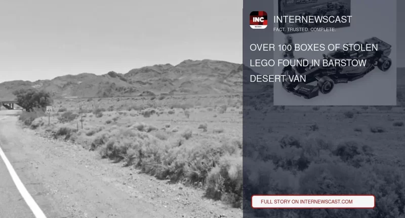 Over 100 Boxes of Stolen LEGO Found in Barstow Desert Van - Internewscast Journal