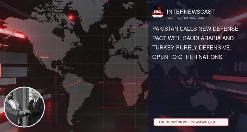 Pakistan Calls New Defense Pact With Saudi Arabia and Turkey Purely Defensive, Open to Other Nations - Internewscast Journal