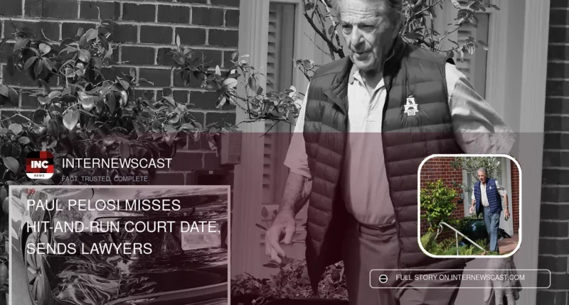 Paul Pelosi Misses Hit-and-Run Court Date, Sends Lawyers - Internewscast Journal