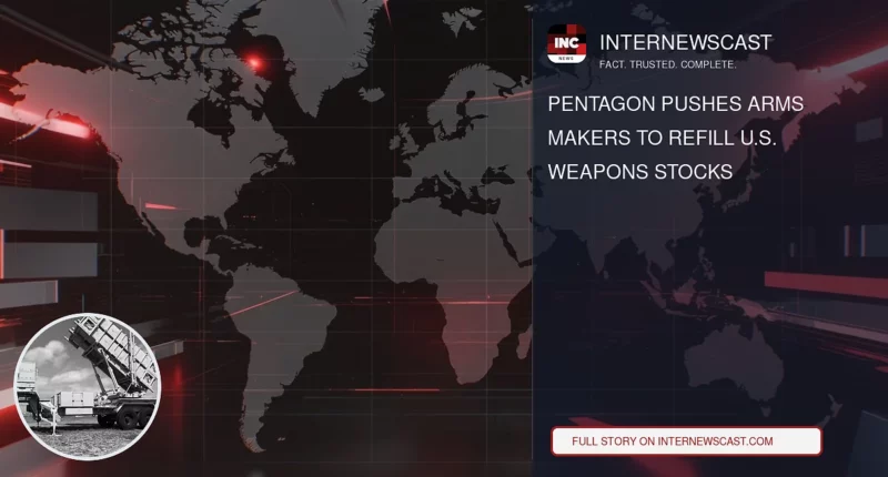 Pentagon Pushes Arms Makers to Refill U.S. Weapons Stocks - Internewscast Journal