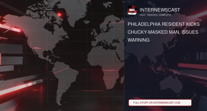 Philadelphia Resident Kicks Chucky-Masked Man, Issues Warning - Internewscast Journal
