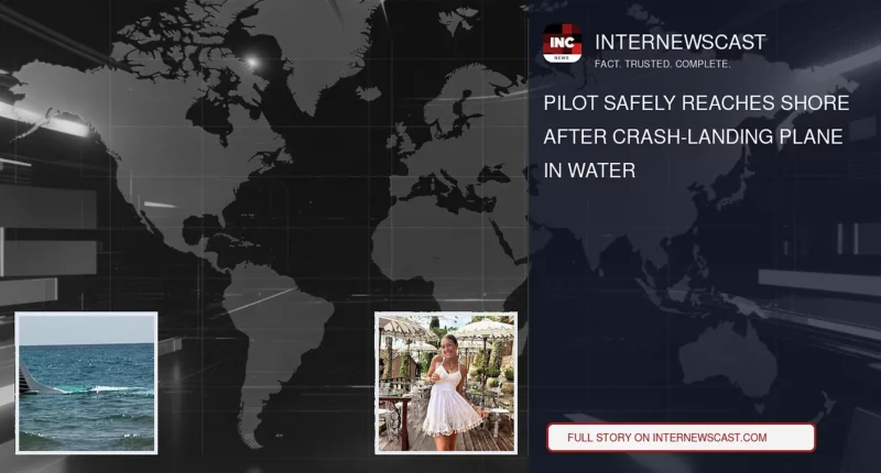 Pilot Safely Reaches Shore After Crash-Landing Plane in Water - Internewscast Journal