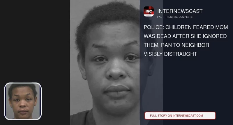 Police: Children Feared Mom Was Dead After She Ignored Them, Ran to Neighbor Visibly Distraught - Internewscast Journal