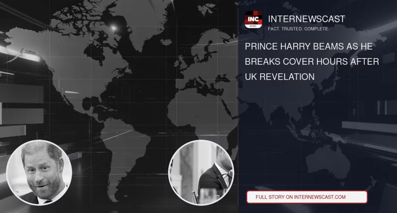 Prince Harry Beams as He Breaks Cover Hours After UK Revelation - Internewscast Journal