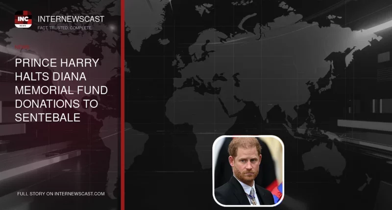 Prince Harry Halts Diana Memorial Fund Donations to Sentebale - Internewscast Journal