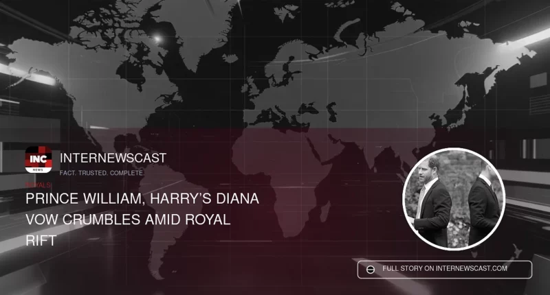 Prince William, Harry’s Diana Vow Crumbles Amid Royal Rift - Internewscast Journal