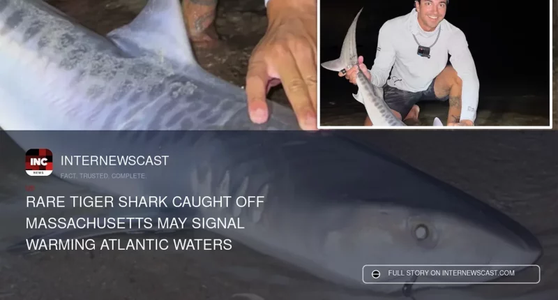 Rare Tiger Shark Caught Off Massachusetts May Signal Warming Atlantic Waters - Internewscast Journal