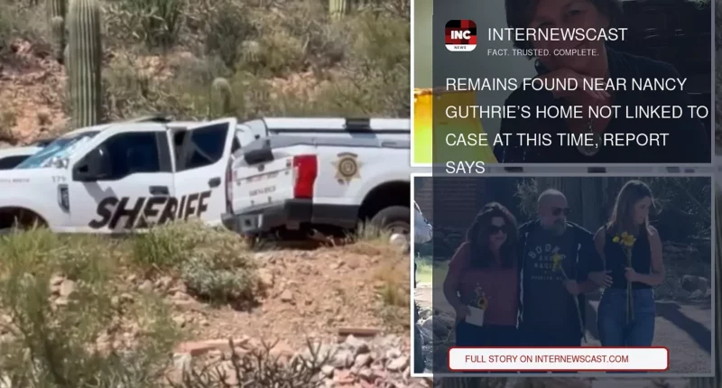Remains Found Near Nancy Guthrie’s Home Not Linked to Case at This Time, Report Says - Internewscast Journal