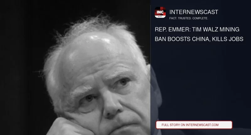 Rep. Emmer: Tim Walz Mining Ban Boosts China, Kills Jobs - Internewscast Journal