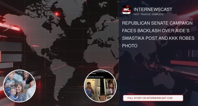 Republican Senate Campaign Faces Backlash Over Aide’s Swastika Post and KKK Robes Photo - Internewscast Journal