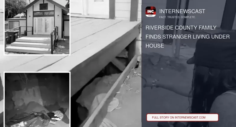 Riverside County Family Finds Stranger Living Under House - Internewscast Journal
