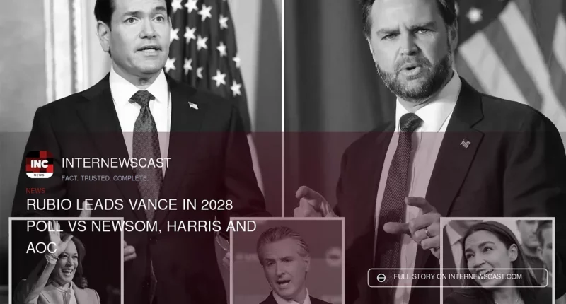 Rubio Leads Vance in 2028 Poll vs Newsom, Harris and AOC - Internewscast Journal