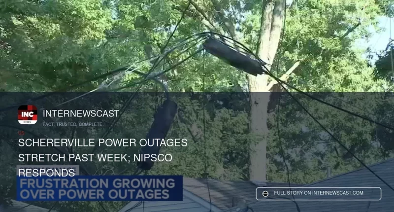 Schererville Power Outages Stretch Past Week; NIPSCO Responds - Internewscast Journal