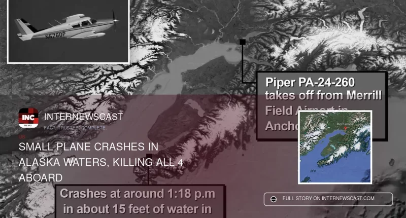 Small Plane Crashes in Alaska Waters, Killing All 4 Aboard - Internewscast Journal