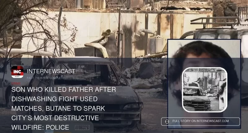 Son Who Killed Father After Dishwashing Fight Used Matches, Butane to Spark City’s Most Destructive Wildfire: Police - Internewscast Journal