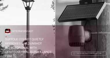 Suffolk County Quietly Approves $4M Gunshot Detector Deal With Controversial Surveillance Firm - Internewscast Journal