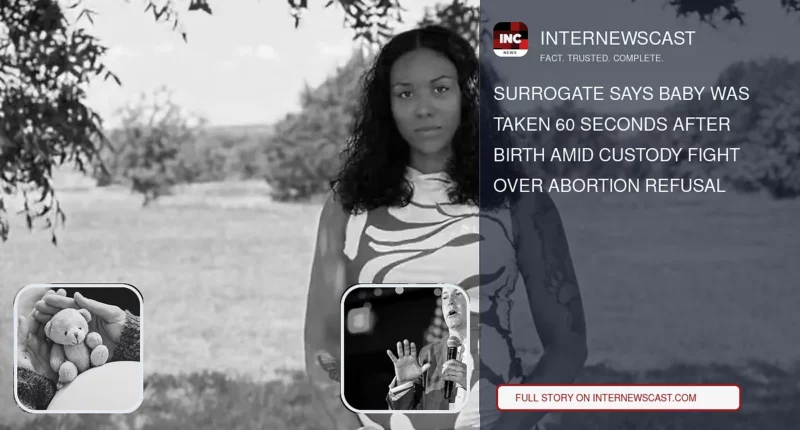 Surrogate Says Baby Was Taken 60 Seconds After Birth Amid Custody Fight Over Abortion Refusal - Internewscast Journal