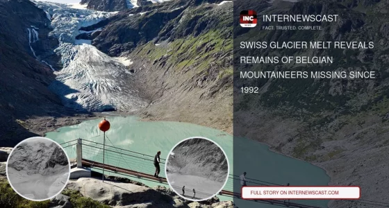 Swiss Glacier Melt Reveals Remains of Belgian Mountaineers Missing Since 1992 - Internewscast Journal