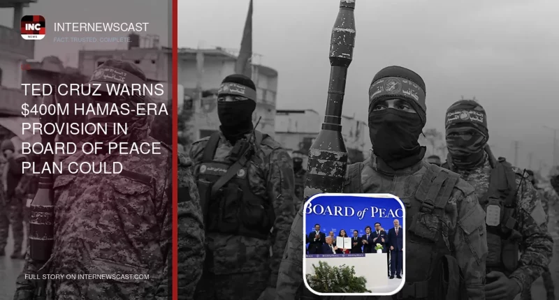 Ted Cruz Warns $400M Hamas-Era Provision in Board of Peace Plan Could Undermine Gaza Deal - Internewscast Journal