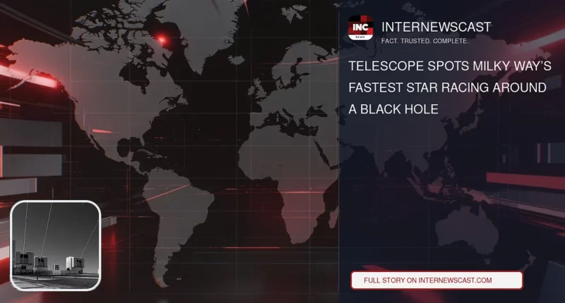 Telescope Spots Milky Way’s Fastest Star Racing Around a Black Hole - Internewscast Journal