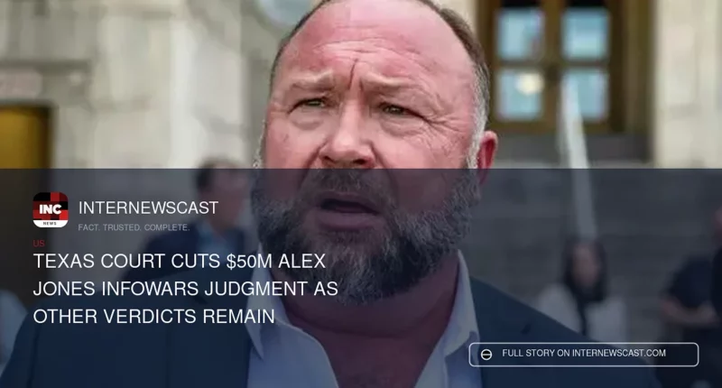 Texas Court Cuts $50M Alex Jones Infowars Judgment as Other Verdicts Remain - Internewscast Journal