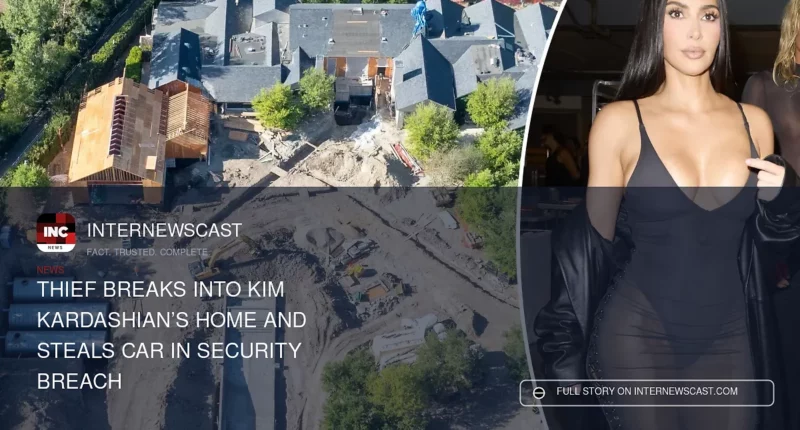 Thief Breaks Into Kim Kardashian’s Home and Steals Car in Security Breach - Internewscast Journal