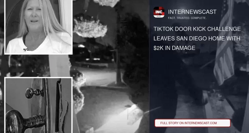 TikTok Door Kick Challenge Leaves San Diego Home With $2K in Damage - Internewscast Journal