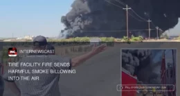 Tire Facility Fire Sends Harmful Smoke Billowing Into the Air - Internewscast Journal