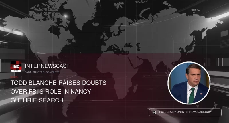 Todd Blanche Raises Doubts Over FBI’s Role in Nancy Guthrie Search - Internewscast Journal