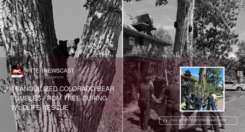 Tranquilized Colorado Bear Tumbles From Tree During Wildlife Rescue - Internewscast Journal