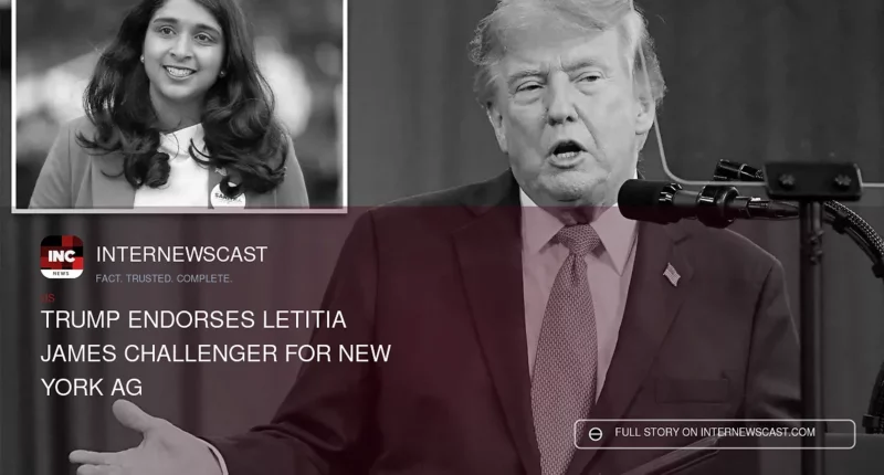 Trump Endorses Letitia James Challenger for New York AG - Internewscast Journal