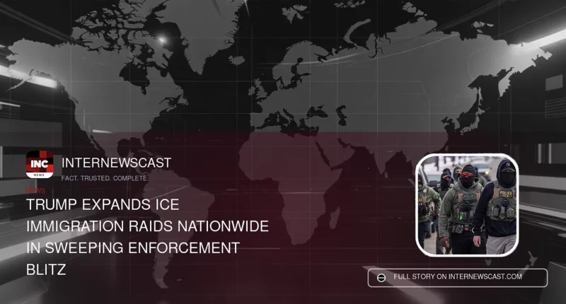 Trump Expands ICE Immigration Raids Nationwide in Sweeping Enforcement Blitz - Internewscast Journal