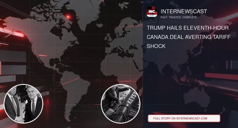 Trump Hails Eleventh-Hour Canada Deal Averting Tariff Shock - Internewscast Journal